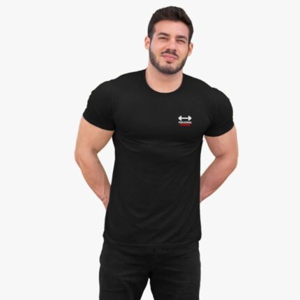 Camiseta Dry Fit Treino Personal Trainer Masculina Made Store Branco Rosa Vermelho e Amarelo